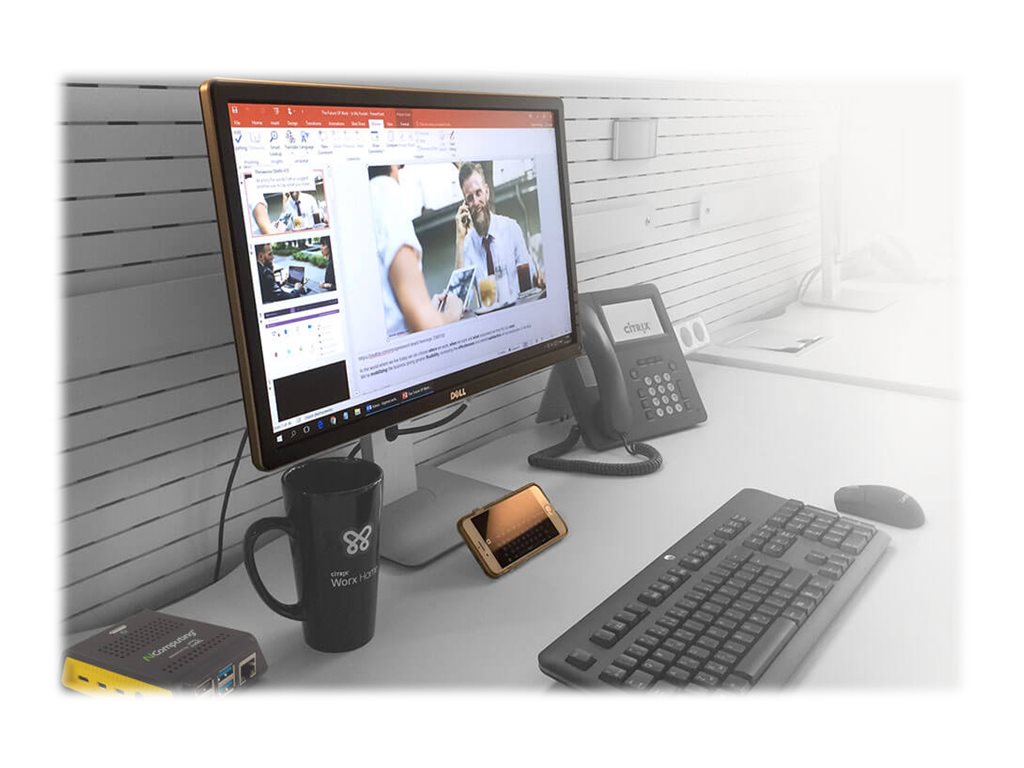 NComputing RX-series RX420 (IGEL) Thin Client BCM2711 1,5 GHz 2 GB RAM Schwarz, Gelb