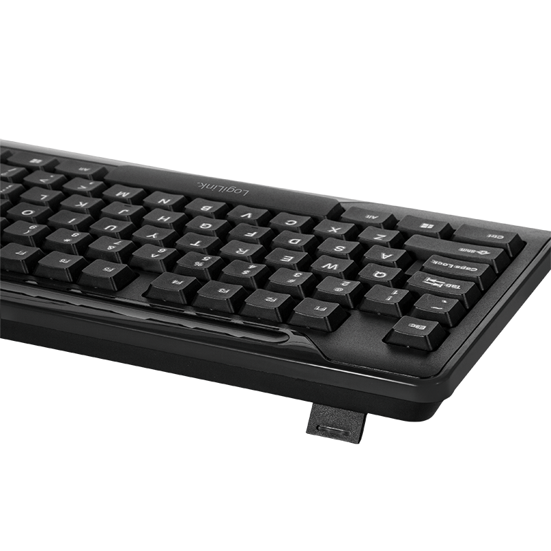 LogiLink Funk Tastatur-und-Maus-Set 2.4 GHz Schwarz