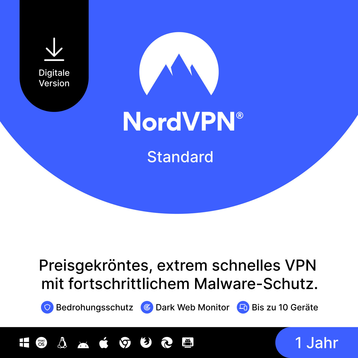 NordVPN VPN Service 12 Monate 6 Lizenzen