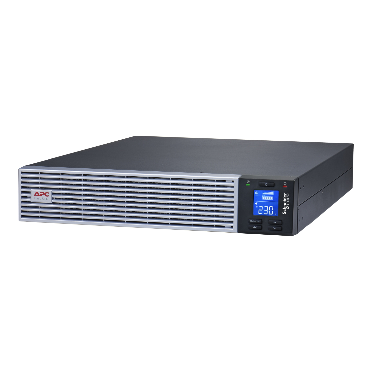 APC Easy UPS On-Line SRVL3KRIRK 3000 VA / 2700 W Online-USV Lithium-Ionen 230V Schwarz/Silber