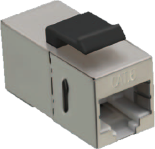 IT-BUDGET RJ45 Modul-Kupplung (RJ45 auf RJ45) Kabelverbinder (90ITBMK6AS)