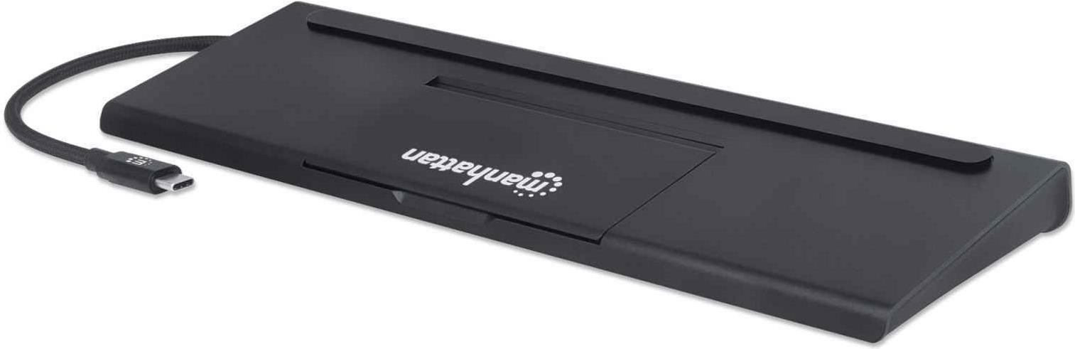 Manhattan USB-C Dockingstation MST 11-in-1 Grau