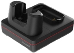 HONEYWELL CK62 non-booted universal home base, kit includes dock, CK62 universal charging cup (CK62-UCP-N), home base battery cup, (CK6X-UCP-BATTHEB) and power supply, no power cords. Charge up 1 CK62 device (non-booted) and one CK62 battery (CK67-BTSC-001), f (CK62-HB-UVN-0)