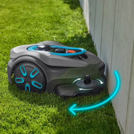 Gardena smart SILENO sense 600 m² Mähroboter Kabellos mit Vision-KI Grau, Türkis