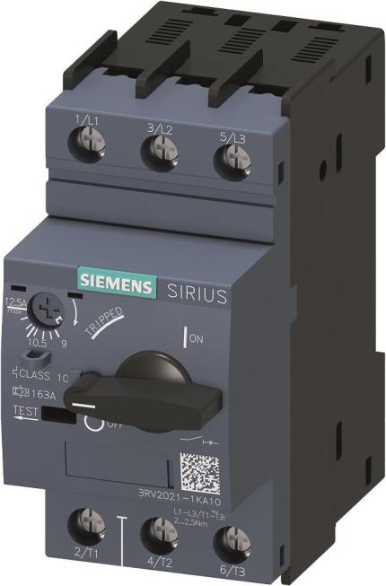 Siemens Leistungsschalter A-ausl. 9-12.5A 3RV2021-1 (3RV20211KA10)