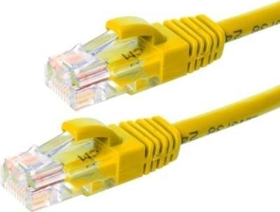 DSIT CAT5e Netzwerkkabel, U/UTP, 2 meter, Gelb, 100% Kupfer (DC-57-020)
