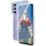 PanzerGlass ® 3-in-1 Schutz Set Samsung Galaxy New A34 5G | Ultra-Wide Fit. Markenkompatibilität: Samsung, Kompatibilität: Samsung - Galaxy new A34 5G. Trockene Anwendung. Schutzfunktion: Kratzresistent, Schockresistent. Material: Polyethylenterephthalat, Gehärtetes Glas, Produktfarbe: Transparent. Menge pro Packung: 1 Stück(e) (B0469+7357)