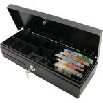 ARTDEV AC-F460 - Springdeckel-Kassenlade, anthrazit, 24V EPS-Anschluss mit Microschalter (POS-303) (ACF460B)