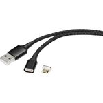 Renkforce RF-4746074 USB Kabel 1 m USB 2.0 USB A Micro-USB B Schwarz (RF-4746074)