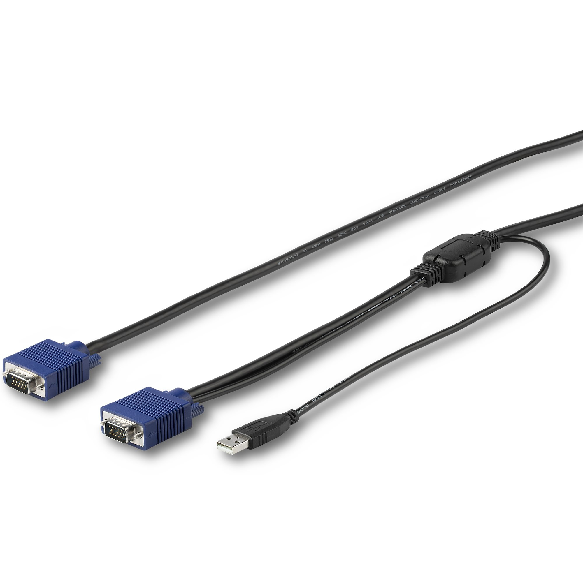 StarTech.com RKCONSUV6 1,8 m KVM-Kabel für Rackmount Konsolen Schwarz