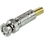 S/CONN maximum connectivity Video Stecker-BNC - Stecker, löt u. schraubbar, Metallausführung (98801-1)