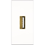 Kindermann 7464000522. Buchsen-Typ: USB, Module Menge (max): 1 Modul(e). Produktfarbe: Weiß, Material: Kunststoff. Eingangsspannung: 5 V, USB Ausgangsspannung: 5 V. Breite: 45 mm, Tiefe (min): 4,3 cm (7464000522)