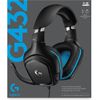 Logitech Gaming Headset G432 - Headset - 7.1-Kanal - ohrumschließend - kabelgebunden - USB, 3,5 mm Stecker - Schwarz (981-000770)
