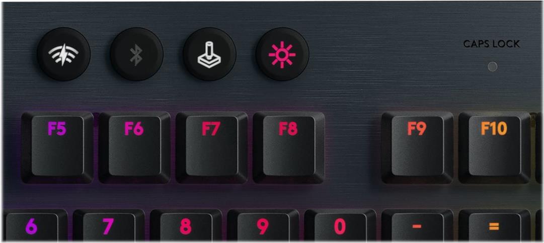 Logitech Gaming G915 Mechanische Gaming-Tastatur GL Tactile LIGHTSPEED Kabellos QWERTZ Deutsch Schwarz