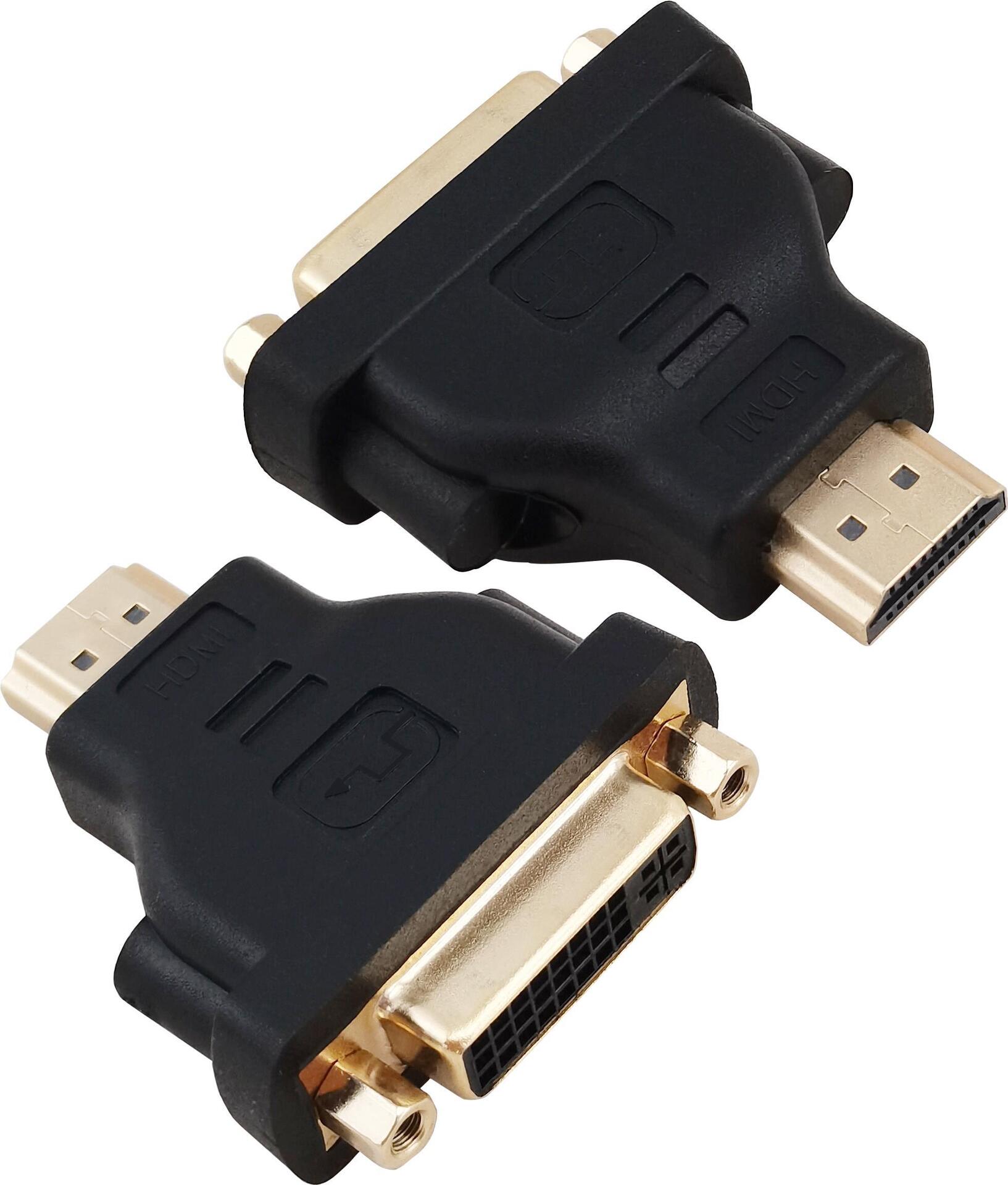 Helos Videoadapter HDMI männlich zu DVI-I weiblich (288402)