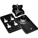 Omnitronic 11036990 Lautsprecher-Halterung Wand Schwarz (11036990)