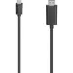 Hama 00200718 USB Kabel 1,5 m USB C HDMI Typ A (Standard) Schwarz (00200718)