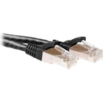 ACT Black 25 meter LSZH SFTP CAT6A patch cable snagless with RJ45 connectors CAT6A S/FTP LSZH SNG BK 25.00M (FB7925)