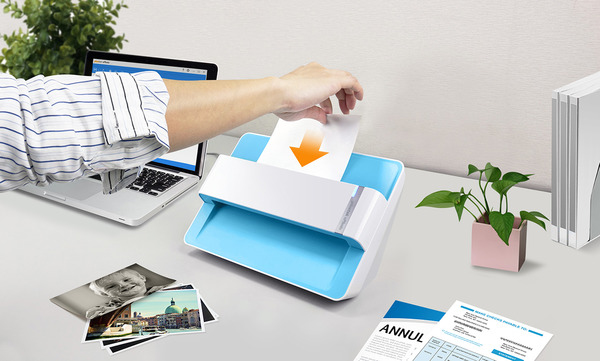 Plustek ePhoto Z300 Fotoscanner 600 DPI A4 USB 2.0 Blau