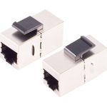 S/CONN maximum connectivity Netzwerk Adapter-RJ-45 Keystone Verbinder, Cat. 6A, STP, 24 Stück (08-10010)