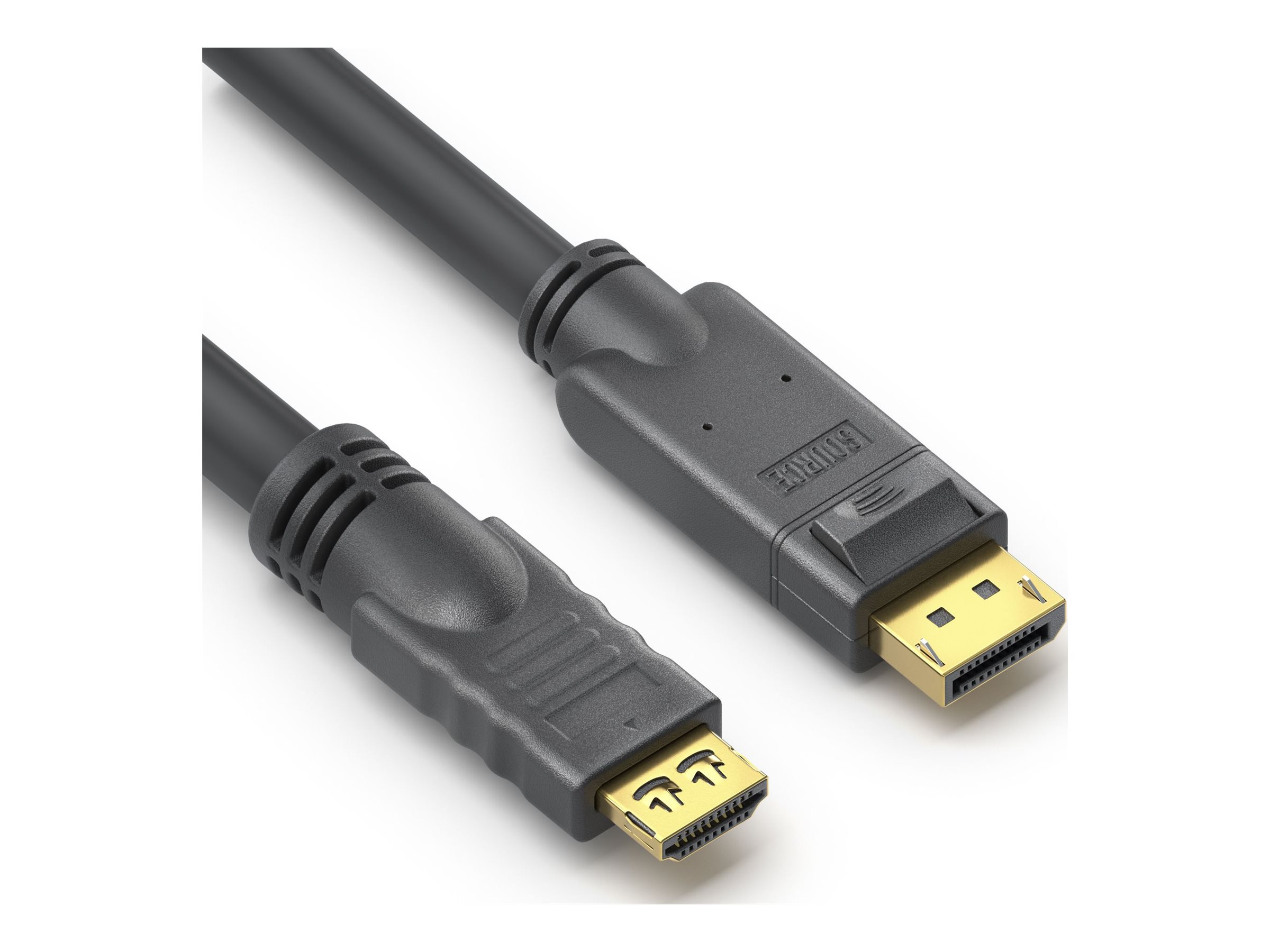 PureLink PureInstall Series PI5110-100 Adapterkabel DisplayPort auf HDMI 10 m Aktiv Schwarz