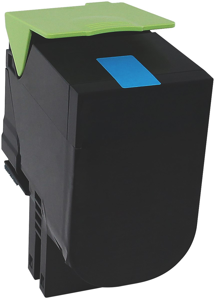 EDDING EDD-6049 Tonerkartusche Cyan ersetzt Lexmark 71B0020 / 71B20C0