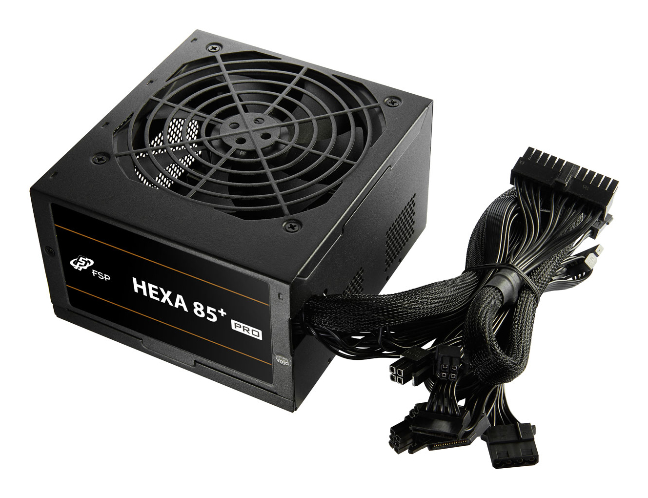 FSP HEXA 85+ PRO 350 W PC-Netzteil ATX 2.5 80 PLUS Bronze Schwarz