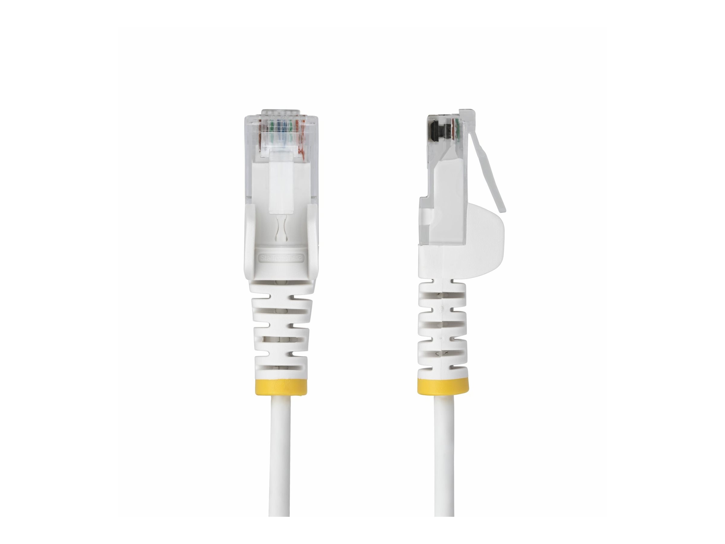 StarTech.com Slim CAT6 Ethernet-Kabel 3 m, RJ-45, UTP, 28 AWG, LSZH, Snagless, Weiß