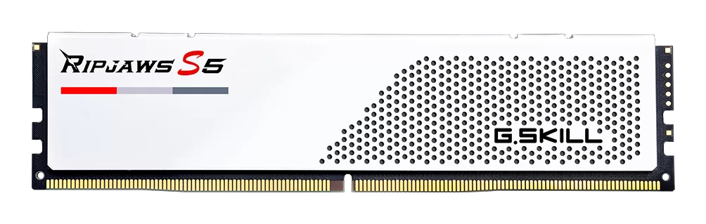 G.Skill Ripjaws S5 32 GB DDR5 6000 MT/s CL28 Kit (2x16 GB) Weiß