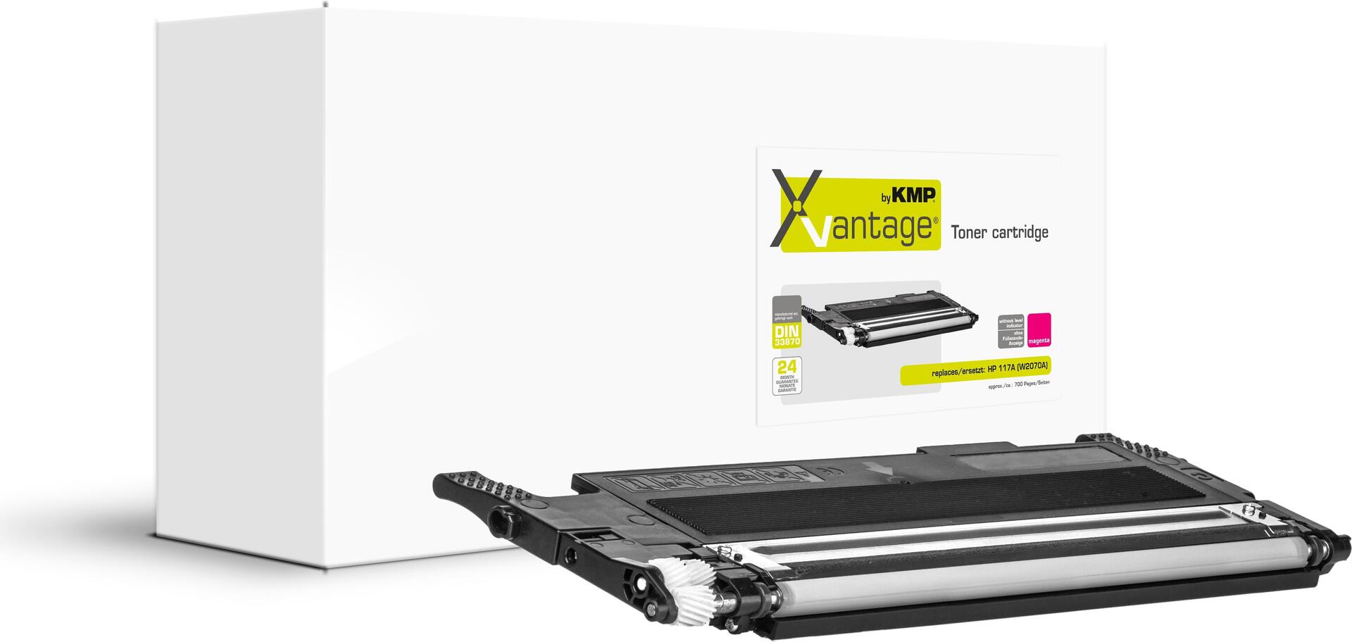 KMP 2555,0086. Farbtoner-Seitenleistung: 700 Seiten, Druckfarben: Magenta, Menge pro Packung: 1 Stück(e) (2555,0086)