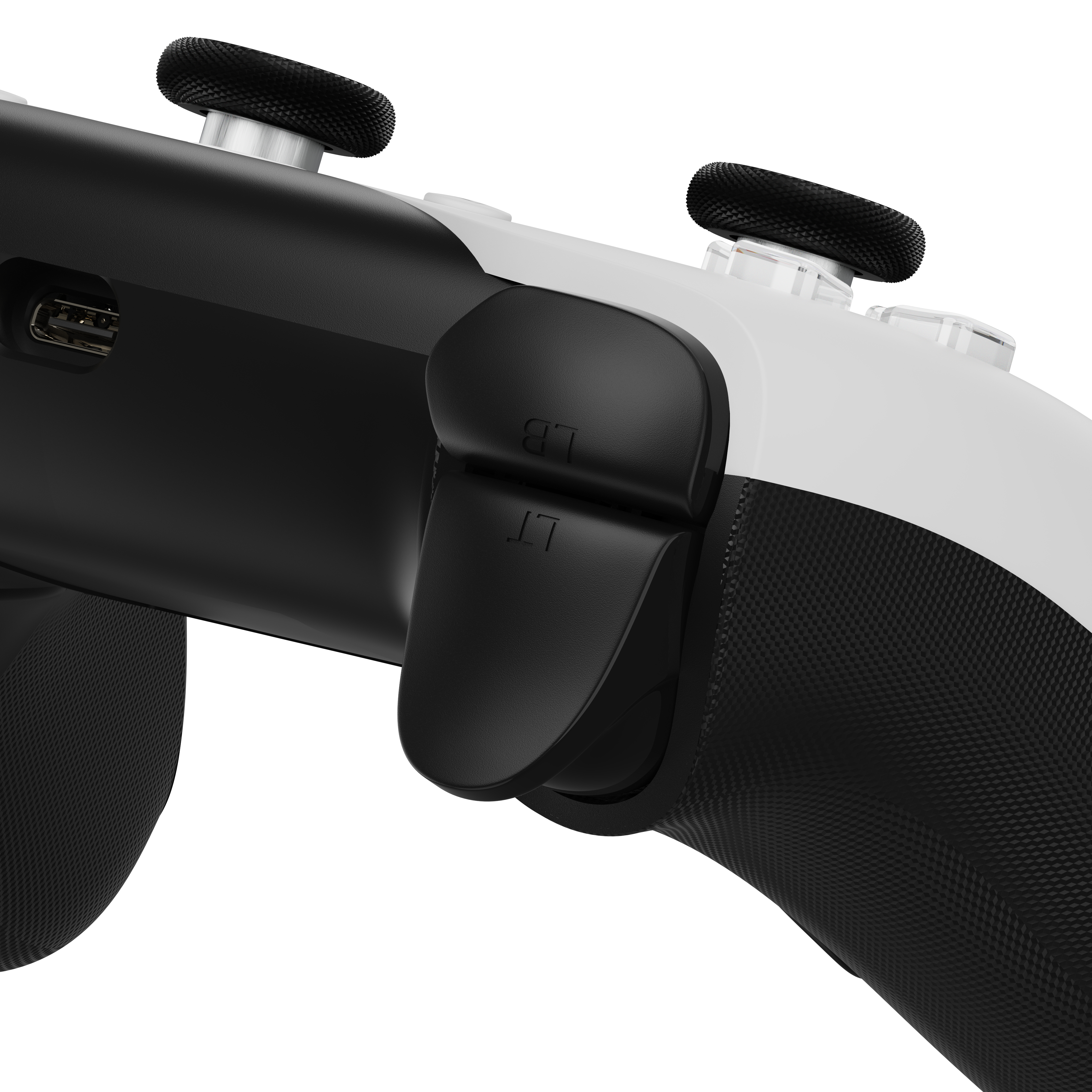 Hyperkin DuchesS kabelgebundener Gamepad-Controller USB für Xbox Series X|S, Xbox One und PC Weiß, Schwarz