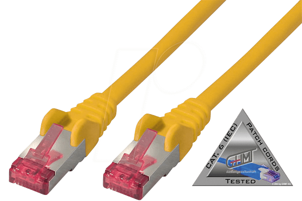 shiverpeaks BS75711-A0.25Y Netzwerkkabel Gelb 0,25 m Cat6a S/FTP (S-STP) (BS75711-A0,25Y)