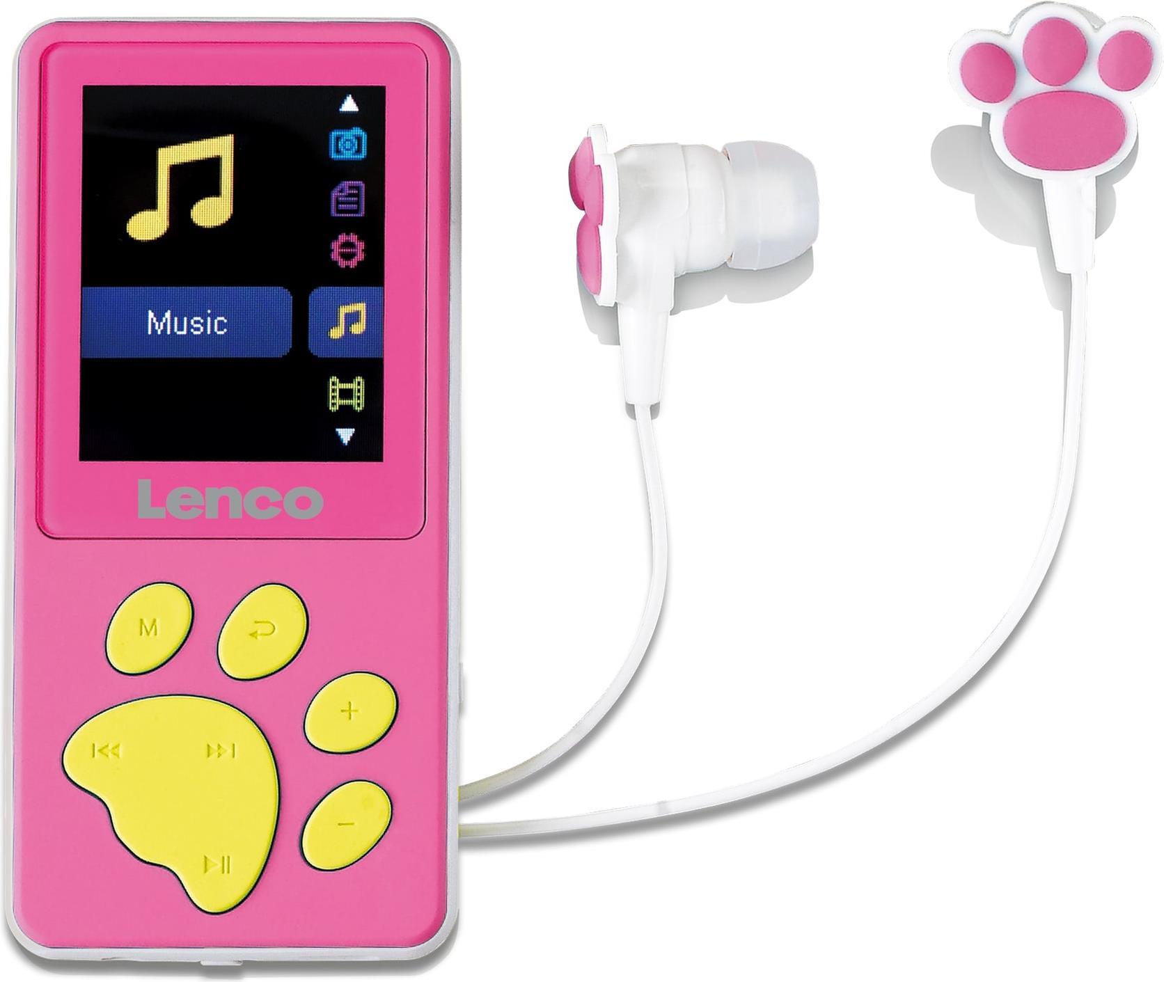 Lenco XEMIO-560PK MP3-/MP4-Player 8 GB Pink (XEMIO-560PK)