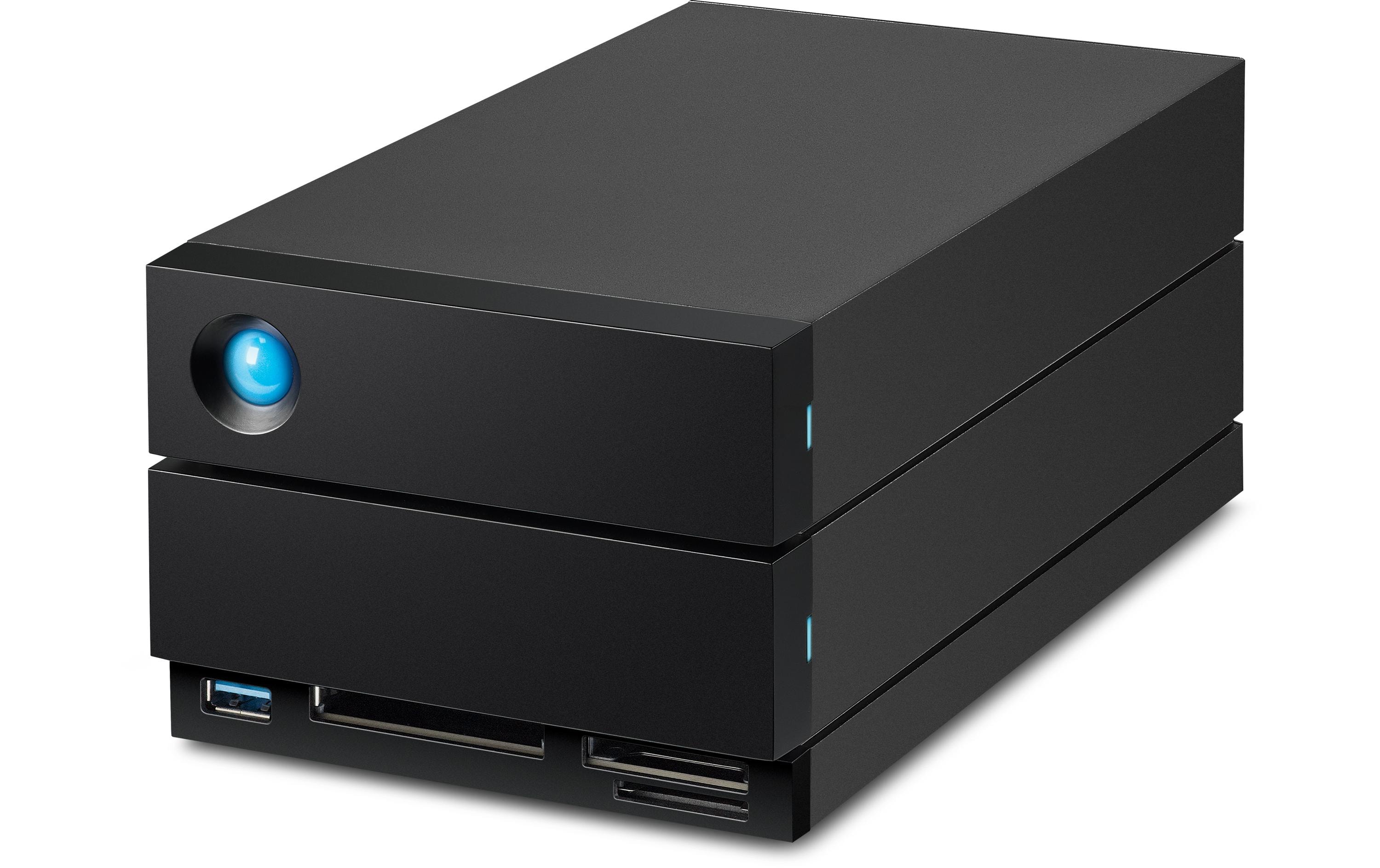 LaCie 2big Dock STLG40000400 40 TB Thunderbolt 4 Schwarz