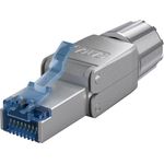 Goobay CAT 6A feldkonfektionierbarer RJ45-Stecker STP geschirmt - für 5.0-8.5 mm (65939)