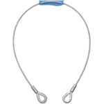 EUROLITE Stahlseil 1000x6mm silber mit Kausche (5801048L)