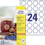 Avery 5084 Druckeretikett Weiß Selbstklebendes Druckeretikett (5084)