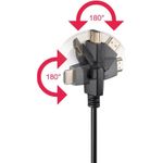 Goobay 61286 HDMI-Kabel 2 m HDMI Typ A (Standard) Schwarz (61286)