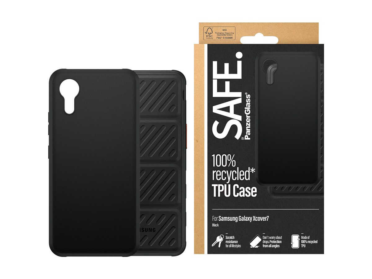 PanzerGlass SAFE. by PanzerGlass TPU Case für Samsung Galaxy XCover 7 Schwarz
