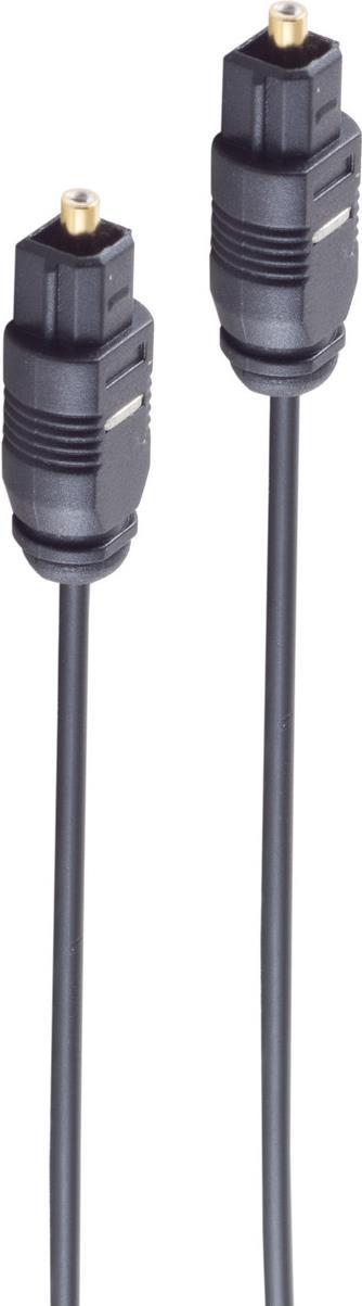 shiverpeaks ®-BASIC-S--Lichtwellenleiterkabel 2,2mm, Toslink-Stecker auf Toslink-Stecker, 0,5m (BS69002-0.5)