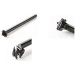 FISCHER Fahrrad-Sattelstütze Patent, Durchmesser: 27,2 mm aus Aluminium, mit Federung 35 mm, einstellbare - 1 Stück (85625)