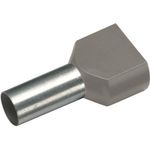 Cimco Zwillings-Aderendhülse 1.5 mm² 8 mm Teilisoliert Rot 18 2440 100 St. (18 2440)