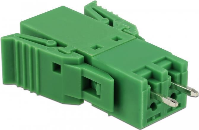 Delock Terminalblock Set für Platine 2 Pin 3,81 mm Rastermaß vertikal (65968)