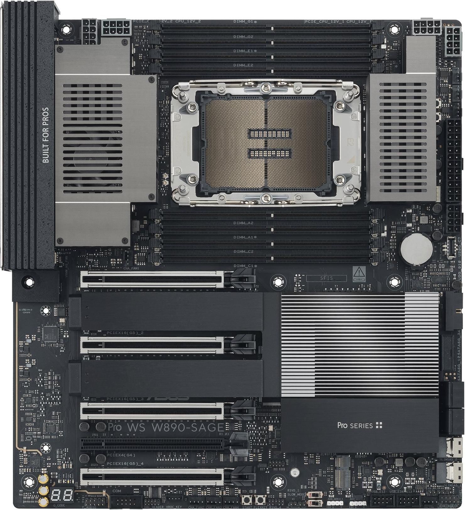 ASUS PRO WS W890E-SAGE (INTEL,4710,DDR5,EBB) (90MB1MW0-M0EAY0)