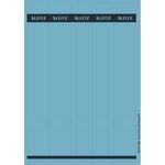 LEITZ Ordnerrücken-Etikett, 39 x 285 mm, lang, schmal, blau passend für LEITZ Standard- und Hartpappe-Ordner 1050 und (1688-00-35)