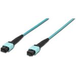 Assmann/Digitus FIBER OPTIC PATCHCORD OM3 30M DIGITUS LWL Patchkabel, MPO auf MPO, Female, OM3, Multimode 50/125 µ, 30m, Methode A, Mantel: aqua, Gehäuse: aqua (DK-2566-30/3)