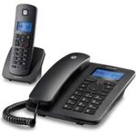 Motorola C4201 Analoges/DECT-Telefon Anrufer-Identifikation Schwarz (E10E09K19B1GES)