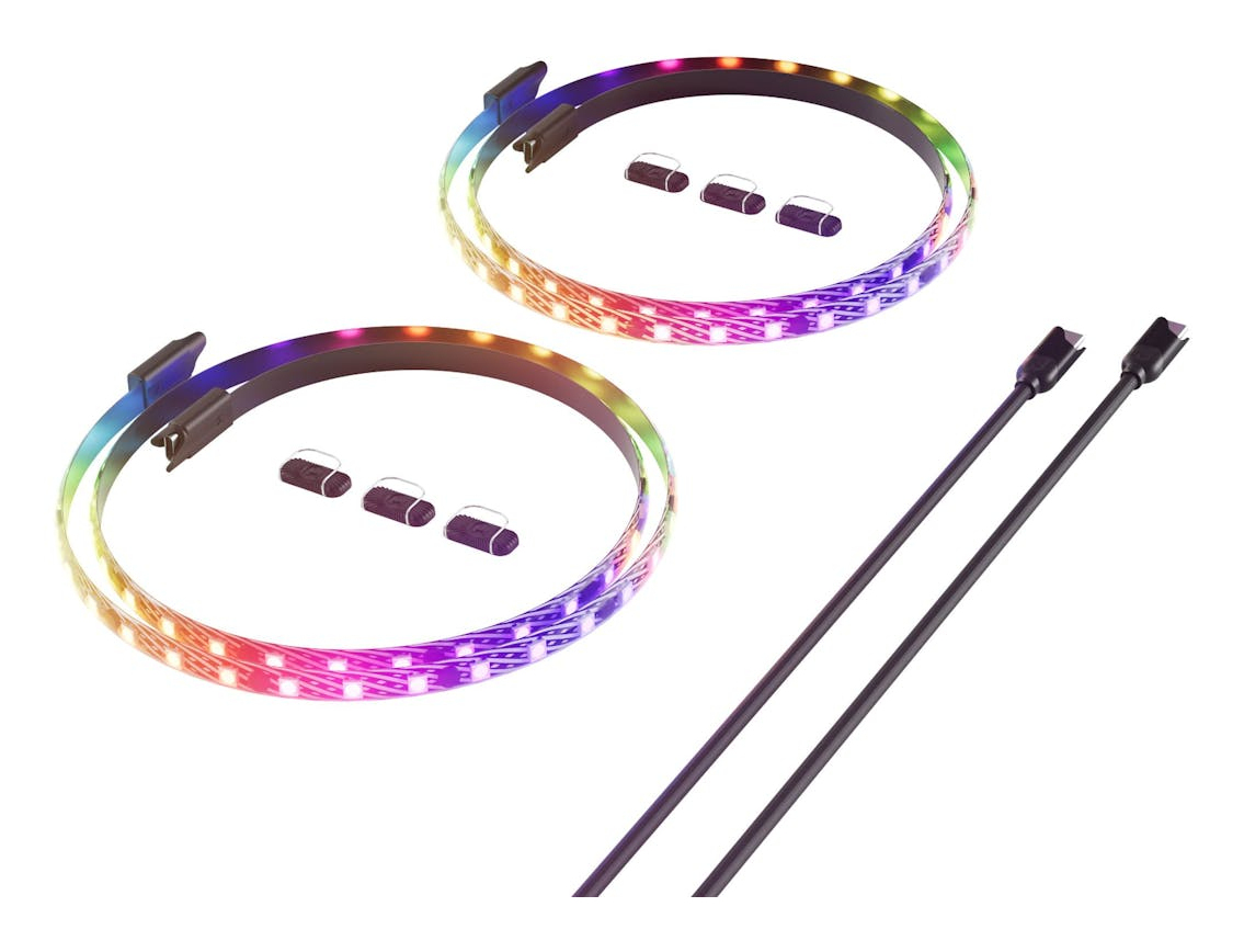 Hyte LS30 LED-Streifen 2er-Set, 12 V, Nexus Link Type-C, Blau/Grün/Rot