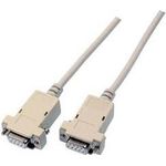 EFB-Elektronik Serielles Null-Modemkabel, 2x DSub 9, Bu.-Bu., 2,0m, beige Hersteller: EFB Elektronik (K5166.2)