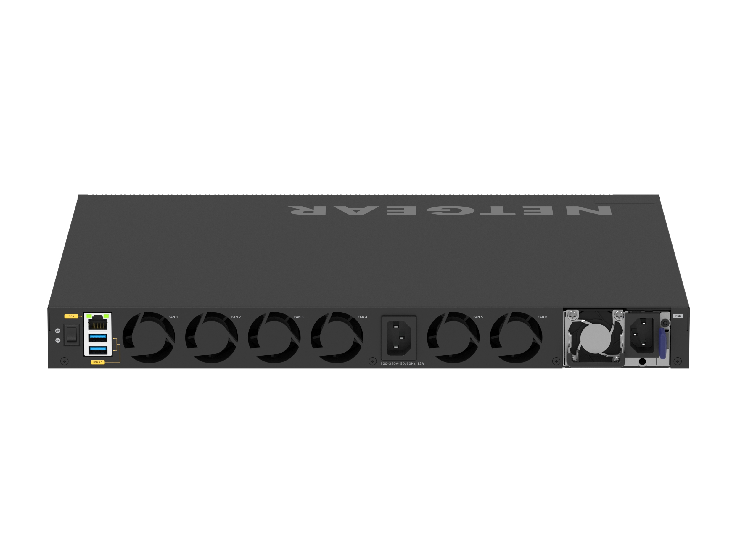 NETGEAR AV Line M4350-36X4V Managed Switch, 40 Ports, PoE++, Schwarz